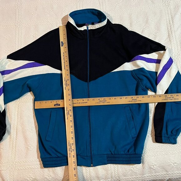 Vintage 80s First Run Zip Up Athletic size XL - Picture 2 of 7